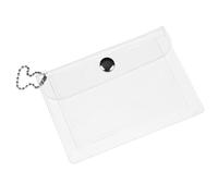 TEHAUX Small Coin Purse Change Wallet Keychain Stylish PVC Secure and Compact Design for Students and Outdoor Use Can Be Clipped to Backpacks Or Keys
