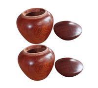 TEHAUX Small Keepsake Urns Lightweight Wood 2pcs for Human Ashes and Pet Hair, Handmade Mini Memorial Urns for Cremation, Biodegradable and Portable Memorial Scattering Tubes
