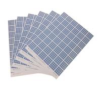 TEHAUX Solar Panel Stickers for Architectural Models 6 Self-Adhesive Sheets for Miniature Dollhouse and Urban Planning Model Scenery