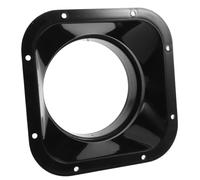 TEHAUX Square Round Duct Connector Flange Adapter for HVAC Ventilation Systems Plastic Pipe Exhaust Hose Fitting Silent Operation Airflow Management for Dryer Fans and Fresh Air Units