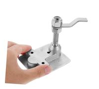 TEHAUX Stainless Steel Boat Cam Latch Flush Pull Hatch Handle with Back Plate and Fasteners Heavy-Duty Door Lock for Yachts Rvs Ship Decks Secure Hatch Fastener and Locker Access