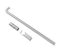 TEHAUX Stainless Steel Floor Latch Heavy Duty Gate Bolt Lock Durable Door Ground Lock for Garages Gardens and More Easy to Clean Reliable Hold for Secure Installation