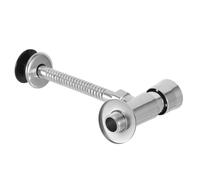 TEHAUX Stainless Steel Urinal Flush Valve with 20mm Thread, Manual Delay Shutoff, Sturdy Rubber Seals, Suitable for Household and Restroom Toilets, User-Friendly Design