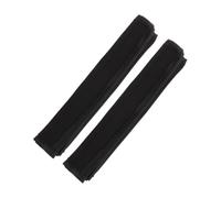 TEHAUX Stroller Handle Covers Black Cloth Material with Thick Inner Padding and Adjustable Wrapping Structure Protects Original Stroller Bars and Avoids Chafing, Soft Fabric Surface