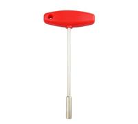 TEHAUX T Shape Sleeve Spanner Concealed Spoke Wrench Hexagonal Hole 5.5mm Tool Steel and Plastic Sturdy Handy Bike Spoke Tool for Professional Use and Home