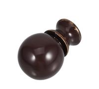 TEHAUX Table Lamp Decorative Head Lamp Finials Connector Lamp Finials Caps Lampshade Finial Ball Finial for Lamp Decorative Lamp Shade Finial Lamp Shade Holder Lamp Knob Coffee Zinc Alloy