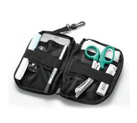 TEHAUX Tactical Medical Bag MOLLE Accessory Pouch EMT - Lifesaving Storage Pocket Emergency Utility Waist Pack Black Suitable for Outdoor and Field Use