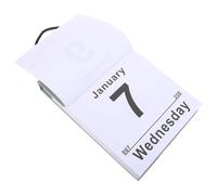 TEHAUX Tear-off Daily Wall Calendar Large Print Planner for Home Office School Bold Letters Homework Tracker Appointment Reminder Writable Pages Senior Friendly Hanging Organizer