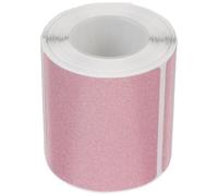 TEHAUX Thermal Printer Labels in Pink Colour Self-Adhesive Square 140pcs Paper Roll with Smooth Surface Lowers the Risk of Paper Random Color for Warehouse Archive Storage and Logistics