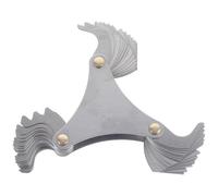 TEHAUX Thread Pitch Gauge with Elegant Appearance Stainless Steel Multi-purpose Cutting Measuring Tool Sturdy and Rust-resistant for Industrial and Scientific Use