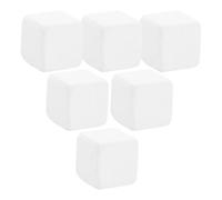 TEHAUX Tortoise Calcium Block Mineral Cubes for Reptile Pets and Lizards, 6pcs White Reptile Tank Calcium Stone Physical Power with Multiple Uses for Daily Feeding and Aquarium Supply