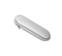 TEHAUX Touch Screen Pen Case for Pencil White Stylus Pen Carrying Case with Removable Sponge Built Mesh Pocket Material Compatible Pencil Holder for Secure Storage and Travel