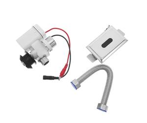 TEHAUX Touchless Automatic Urinal Flush Valve Kit with Reliable Performance and Metal Material for Public and Commercial Restrooms, Sensor Operated Toilet Flusher Replacement Device