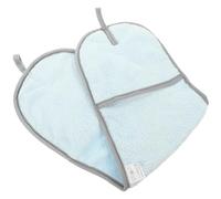 TEHAUX Towel Blue Pet Bath Drying Absorbent Super Quick Coral Fleece | Thickened Comfort, Bathing Use, Cat and Pet Care, Compact Cleaning Accessory for Everyday Grooming
