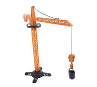 TEHAUX Tower Crane DIY Assembly Engineering Crane Kit with Rotating Lifting Mechanisms Interactive Stem for Boys Realistic Construction Experience with Detachable Parts