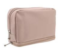 TEHAUX Travel Makeup Brush Case for Women Lightweight Nylon Makeup Storage Bag with Bottom Compartment, Secure Storage and Sl esign for Purse and Travel Organiser
