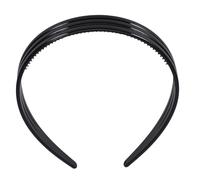 TEHAUX Triple Layer Hollow Teeth Hair Comb Headband for Women with Firm Grip and Slippage Prevention, Black PC Material Hair Band Suitable for Casual Daily Wear and Parties