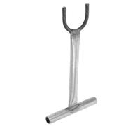 TEHAUX U-Shaped Meter Key Water Shut Off Tool with Ergonomic Handle and Extended Reach Design for Emergency Plumbing Repairs and Water Pipeline Valves Made of Sturdy Iron