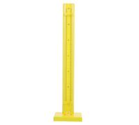 TEHAUX U Tube Lab Gauge for Science Experiment Precise Measurements and Stable Readings, Plastic U-shaped Differential Pressure Gauge Featuring Laser-etched Scale Lines for Student