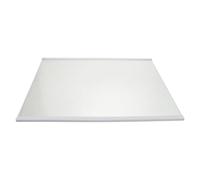 TEHAUX Universal Small Tempered Glass Fridge Shelf with Easy Cleaning and Visibility, Refrigerator Replacement Shelf for Kitchen and Freezer, Sturdy Glass Storage Divider