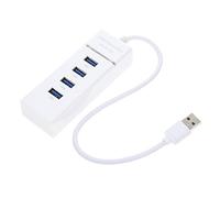 TEHAUX USB Hub Ports Material Multi Port Adapter for Laptop Desktop USB Expansion Splitter Cable for Office Home Use
