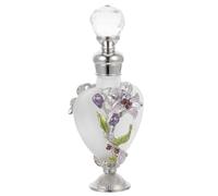 TEHAUX Vintage Hand-painted 10ml Essential Oil Bottle Set, Glass Aromatherapy Sub-bottle for Travel Perfume Refill, Chic Decorative Fragrance Container for Home and Desktop