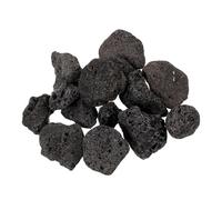 TEHAUX Volcanic Rock Decorative Stones Black Porous Material Suitable for Fresh and Salt Water Fish Tanks Potted Plants Home Decorations
