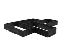 TEHAUX Walkway Paver Molds Concrete Path Mold Cement Tile Molding Black Plastic for Patio Pathway and Garden Walkways Reducing Installation Time Suitable for Professional Landscapers