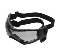 TEHAUX Water-resistant Pet Sunglasses with Soft Silicone Frame Windproof UV Protection Doggy Eyeglasses for Outdoor Activities Comfortable Puppy Eye Shield for Summer Adventures