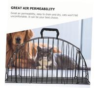 TEHAUX Wear-resistant Pet Shower Cage for Cats Anti-scratch Cat Bathing Holder with Secure Buckle for Grooming Nail Trimming Prevent Escape and Protect Pets