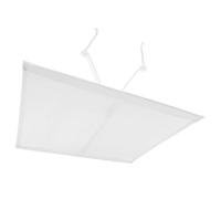 TEHAUX White Air Conditioner Vent Deflector Central Air Conditioner Windshield Baffle Plastic Iron Cloth Redirecting Airflow Enhanced Comfort Sleek Minimalist Design for Commercial