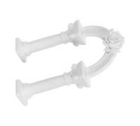 TEHAUX White Plastic Miniature Arch with Roman Pillars for Model Train Scenery, Versatile Display and Easy Placement, Classical Elegance for Diorama Architecture Accessory