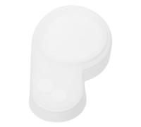 TEHAUX White Silicone Electric Scooter Dashboard Protector Cover for Display Control Panel, Waterproof and Easy Installation, Preserves LED Brightness, for Night Rides and Lowlight