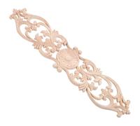 TEHAUX Wood Onlays and Intricate European Style Patterns Wood Carved Appliques Unpainted with Elegant Design for Cabinets and Furniture and Home Decor