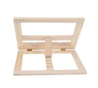 TEHAUX Wooden Book Reading Bracket Smooth Surface Myopia Prevention Feature Pine Material Book Stand Suitable for Office Music Stand