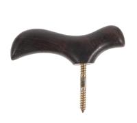 TEHAUX Wooden Cane Handle Head for Men and Women, Handmade Ergonomic Polished Stick Handle with Screw, Solid Wood Walking Cane Knob for Outdoor Mobility Aid