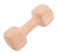 TEHAUX Wooden Dumbbell Chewing for Dogs and Puppies, Sturdy Natural Wood Material, Exercise Support and Relieves Bad Behaviour, Interactive Training for Pet Play