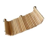 TEHAUX Wooden Hamster Board Hamster Cage Stable Installation Safe Wood Material with Metal Mounting Screws for Play and Stand Suitable for Parrot