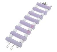 TEHAUX Wooden Hamster Ladder Bridge Ladder Improves Health Provides Basic Physical Activity Smooth Appearance Excellent Workmanship Fashionable Small Animal Cage Accessory for Rats