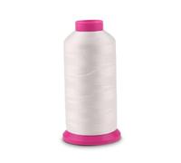 TEHAUX Yards Luminous Glow Dark Embroidery Thread Spool Smooth Soft Polyester Sewing Thread for Machine Quilting Knitting Clothes Bags and Cross-Stitch Floating White