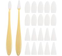 TEHAUX Yellow Plastic Art Blenders for Sketching and Smudging, Lightweight Drawing Tools for Beginners and Painting Lovers, Small Blending Stumps for Paper and Pencil Artwork