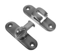 TEHAUX Zinc Alloy Door Lock with Robust Security and Sliding Mechanism, Creative Design Right Angle Latch for Doors and Home, 6cm Hole Distance, Effortless Operation and Versatile