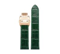 TEHDFG Compatible With Cartier Santos Sandoz 100 Leather Watchband 20 23 24.5mm Solid Steel Buckle Flat Interface Unisex Black Brown Strap(Light Pink White,20mm)