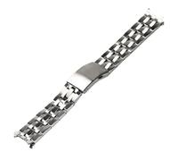 TEHDFG Compatible With Tissot Watch Strap Steel WatchBands 1853 T17 T461 T014 PRC200 Stainless Steel Watch Band Chain 19mm 20mm(19mm)