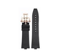 TEHDFG Compatible with Vacheron Constantin Overseas 4500V/5500V/7900V Convex Interface(Black Buckle 6)