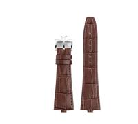 TEHDFG Compatible With Vacheron Constantin Overseas VC 4500V 5500V 7900V Cowhide Watch Band Convex Mouth Watchesband(Brown SR pin)