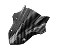 TEHDFG Fairing Windscreen Windshield Wind Deflector Motorcycle Front Spoiler Black Compatible With Kawasaki Z900 2017/2019 Accessorie(Dark Grey)