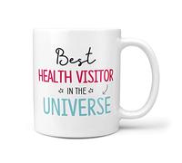 TeHe Gifts Best Health Visitor in The Universe Gift Mug