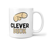 TeHe Gifts - Clever Dick Funny Graduation Office School Work Present for Him Men 10oz Gift Mug