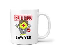 TeHe Gifts Funny Certified Lawyer Female 11oz Mug Ceramic Novelty Gift for Him or Her Gift Christmas Secret Santa Birthday Present
